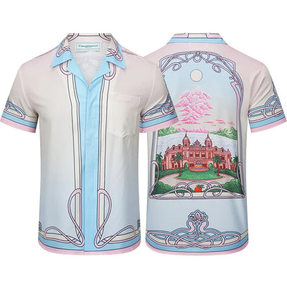 Casablanca 2023SS Silk Shirt+Shorts Set CA-2