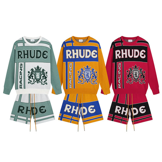 RHUDE 2024 New Hoodie Shorts Set