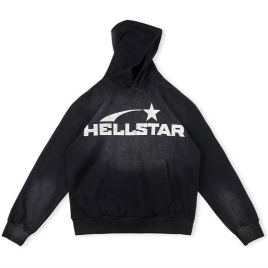 Hellstar Studios 2024 New Hoodie Black Five-pointed star