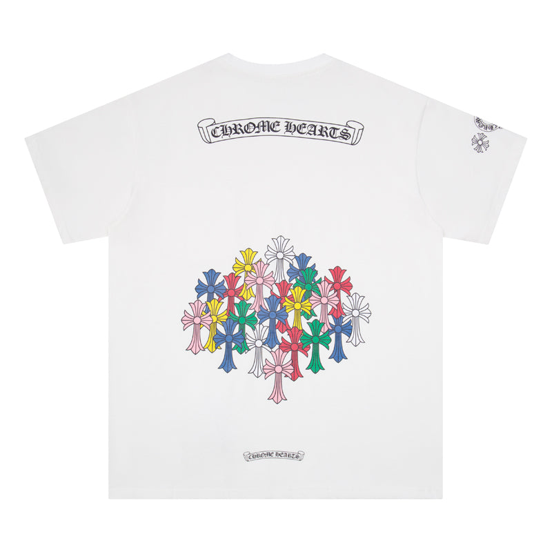 Chrome Hearts Multi Color Cross T-shirt K6052