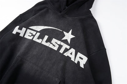Hellstar Studios 2024 New Hoodie Black Five-pointed star